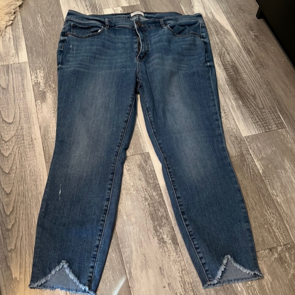 Loft Shark Bite Jeans